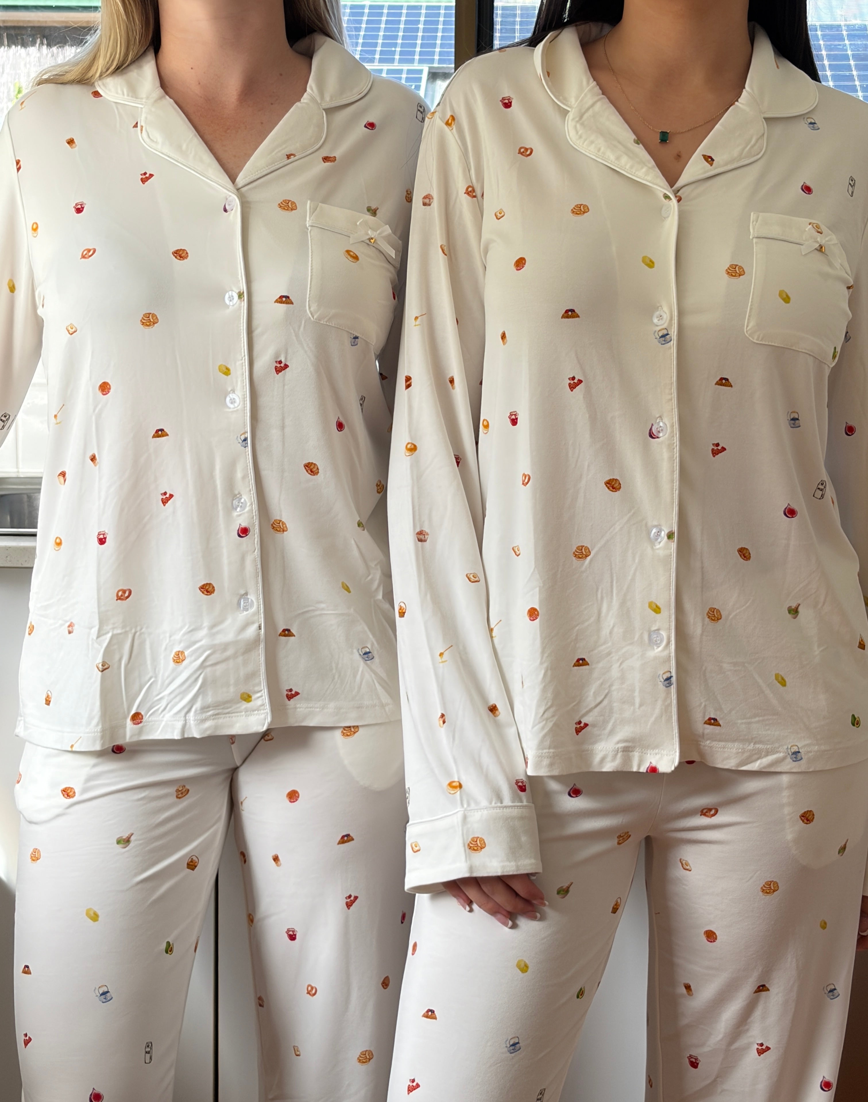 Breakfast in Bed Button Up Long Sleeve