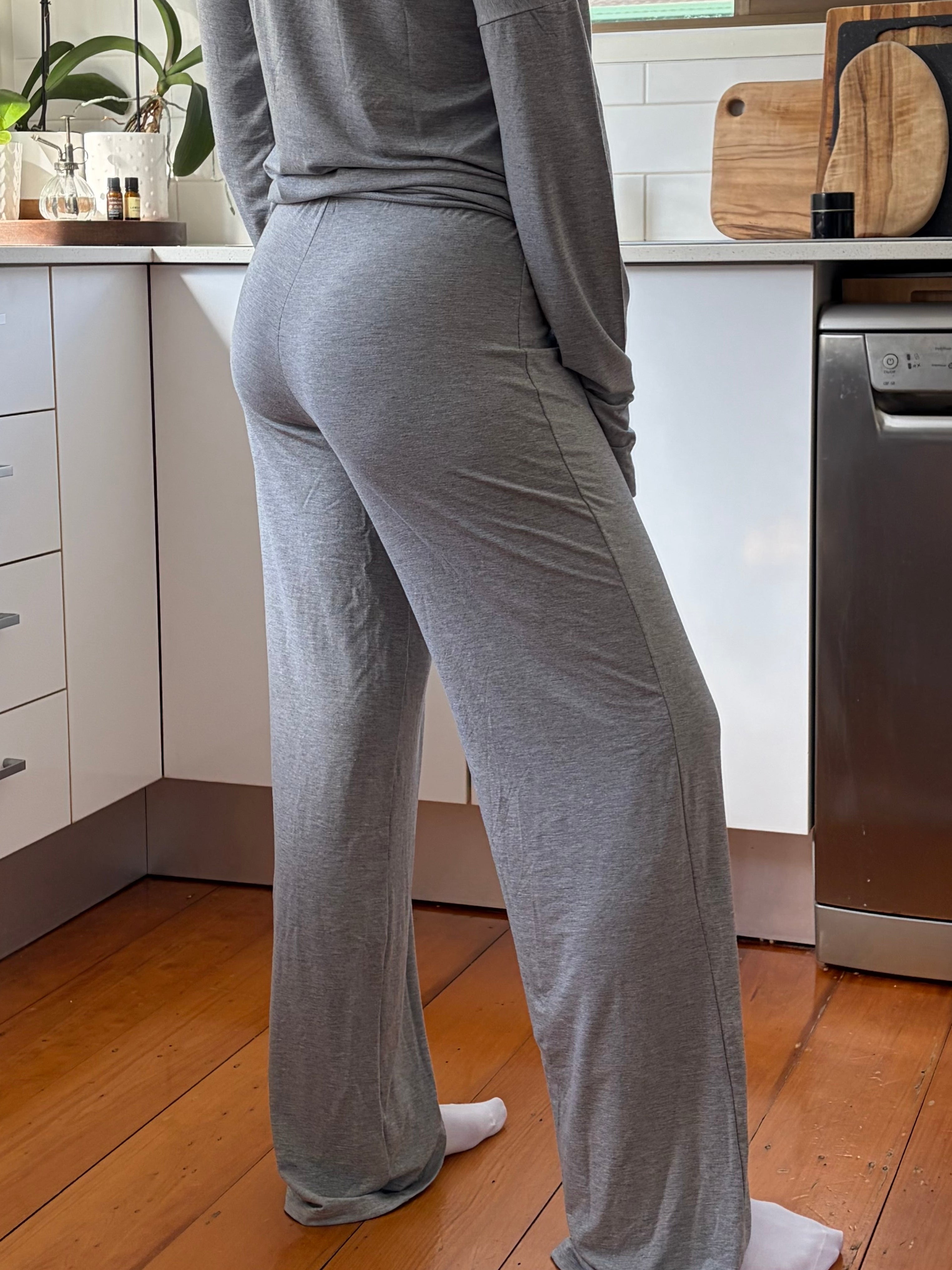 Bamboo Pants in Merle Grey