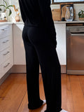 Bamboo Pants in Midnight Black