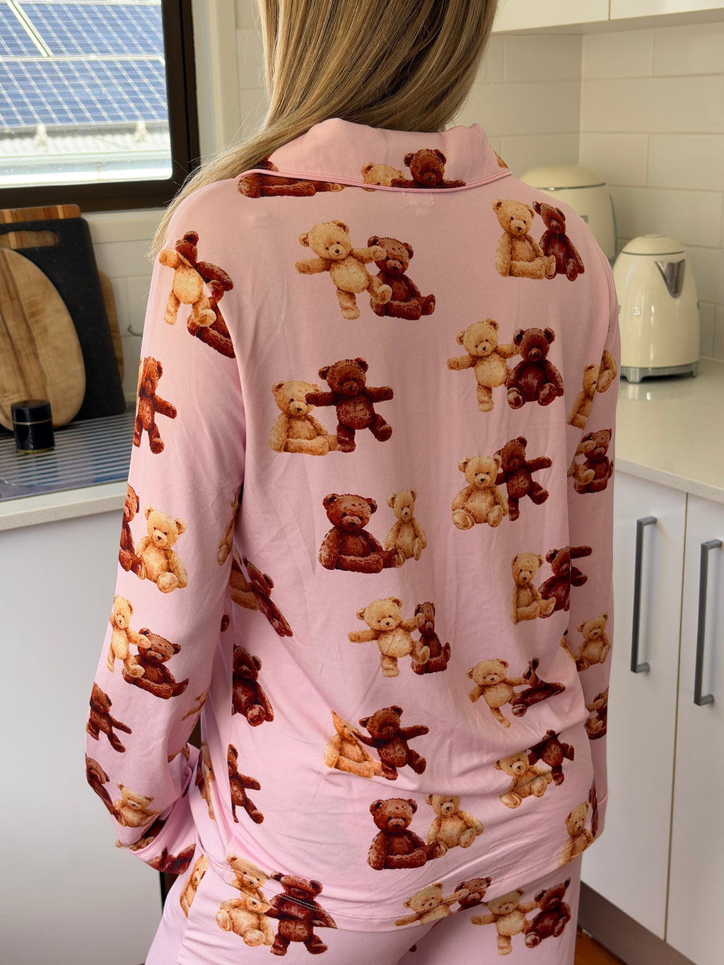 Teddy Bear Button Up Long Sleeve
