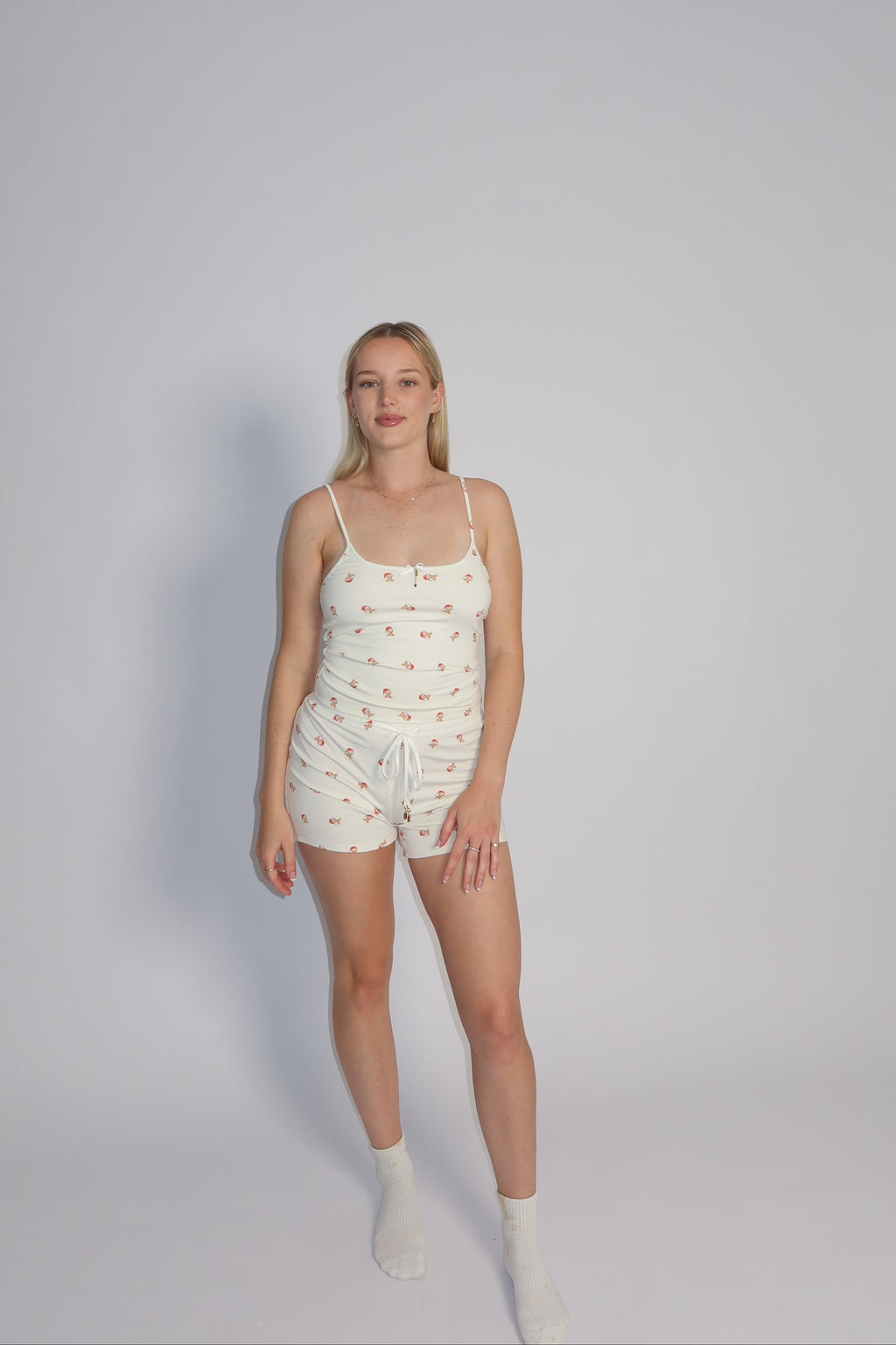 Bamboo Shorts in Christmas Teddy